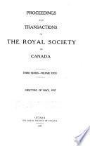 Proceedings of the Royal Society of Canada