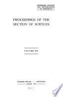Proceedings of the Section of Sciences