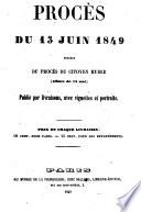 Procès du 13 juin 1849