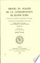 Procès en nullité de la condamnation de Jeanne d'Arc