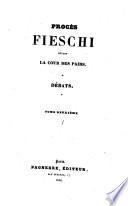 Procès Fieschi devant la Cour des Pairs