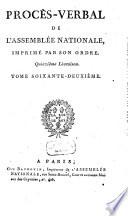 Procès-verbal de l'Assemblée Nationale