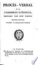 Procès-verbal de l'Assemblée Nationale