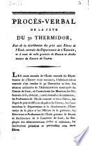Procès-verbal de la fête