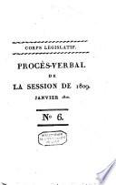 Procès-verbal des séances du corps législatif :.