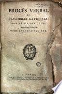 Procès-verbal des séances du Corps législatif...