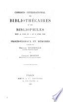 Procès-verbaux et memoires