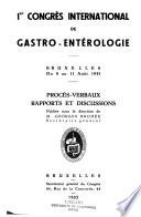 Procès-verbaux, rapports et discussions
