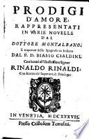 Prodigi d'amore