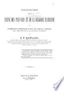 Prodrome de la faune des Pays-Bas et de la Belgique Flamande ou énumeration systématique de tous les animaux y observés depuis 1679-1897 excepté les Araignées et les Insectes