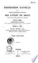 Profession d'avocat