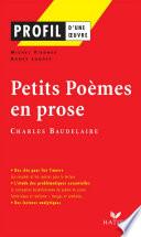 Profil - Baudelaire : Petits Poèmes en prose