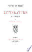Profils et types de la littérature allemande