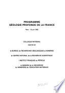 Programme Géologie profonde de la France