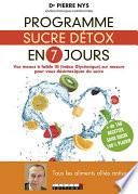 Programme sucre détox en 7 jours