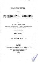 Prolégomènes à la psychogénie moderne par Pierre Siciliani, professeur de philosophie théorique ... à l'Université de Bologne