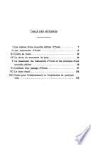 Prolégomènes à une édition d'Yvain