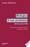 Prologue d'une révolution
