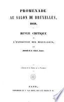 Promenade au salon de Bruxelles, 1848
