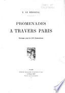 Promenades à travers Paris
