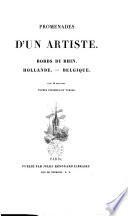 Promenades d'un artiste...