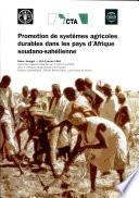 Promotion de Systèmes Agricoles Durables Dans Les Pays D'Afrique Soudano-sahélienne, Dakar, Sénégal, 10-14 Janvier 1994