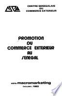 Promotion du commerce extérieur au Sénégal