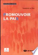 Promouvoir la paix
