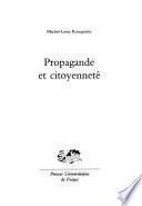 Propagande et citoyenneté