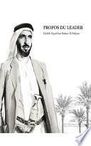 Propos du leader fondateur Sheikh Zayed bin Sultan Al Nahyan
