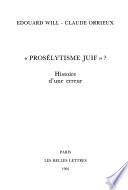 Prosélytisme juif?