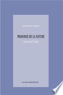 Prosodie de la nature