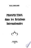 Prospection dans les relations internationales