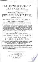Prospectus d'un ouvrage intitulé: La Constitution Unigenitus deferée à l'église universelle, ou Recueil des reclamations & actes d'appel interjettés au futur concile de ladite constitution ... en trois parties formant quatre volumes in folio. M.CCLVII.
