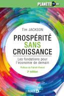 Prospérité sans croissance