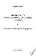 Protestants dans la France en guerre