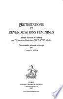 Protestations et revendications féminines