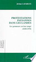 Protestations paysannes dans les Landes