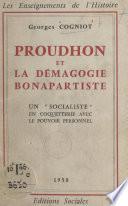 Proudhon et la démagogie bonapartiste