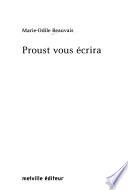 Proust vous écrira