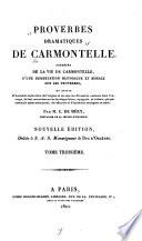Proverbes dramatiques de Carmontelle