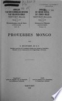 Proverbes mongo