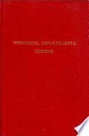 Provinces, départements, régions