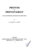 Provos et provotariat