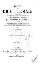 Prʹecis de droit romain