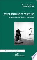 Psychanalyse et écriture