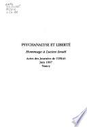 Psychanalyse et liberté