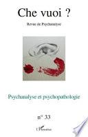 Psychanalyse et psychopathologie