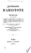 Psychologie d'Aristote