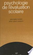Psychologie de l'évaluation scolaire